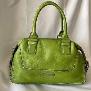 MICHAEL KORS GREEN SACHEL BAG